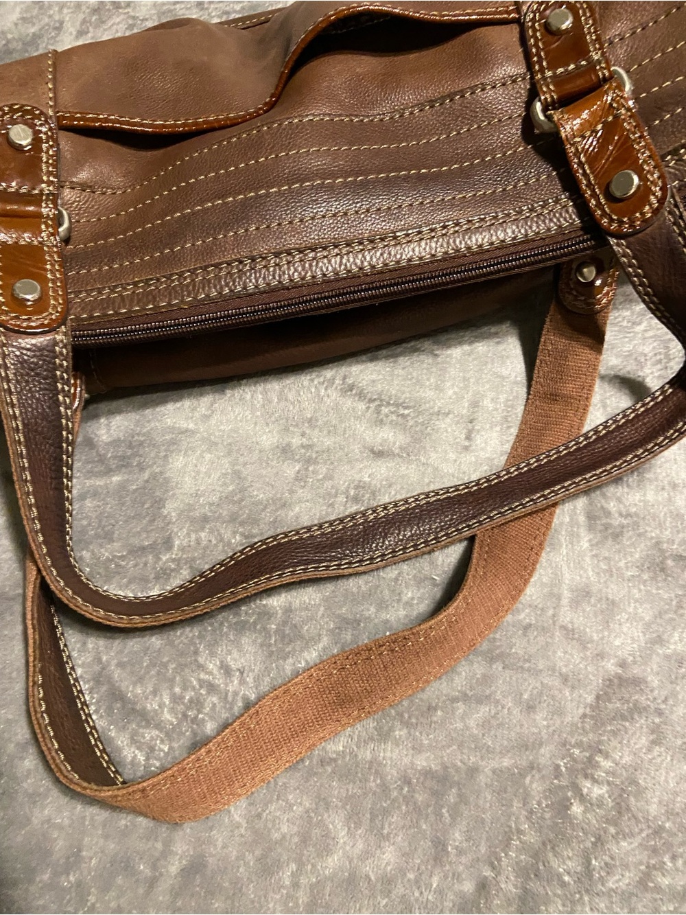 Fossil Leather Carry-On Bag - Picture 10 of 10